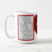 Vorlage für das personalisierte Herz-Foto-Tasse Kaffeetasse (Links)