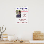 Vorlage für das Poster der politischen Kampagne (Küche)