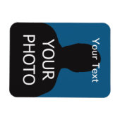 Vorlage für das Premium-Foto Magnet (Horizontal)