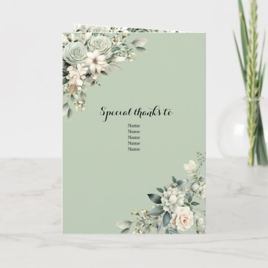 Vorlage für das Programm "Sage Green Princess Quin (Rückseite)