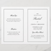 Vorlage für das Programm "Schwarze und weiße Musik (Vorderseite)