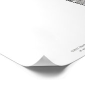 Vorlage für das Reprinted Church Bulletin Poster (Ecke)