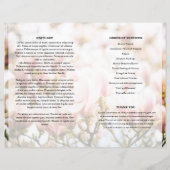 Vorlage für das Rosa Blumenbeerdigung (Rückseite)