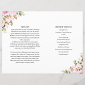 Vorlage für das Rosa Blumenbeerdigung (Rückseite)