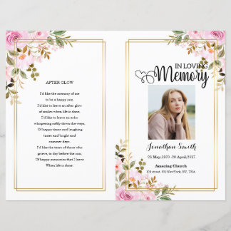 Vorlage für das Rosa Blumenbeerdigung