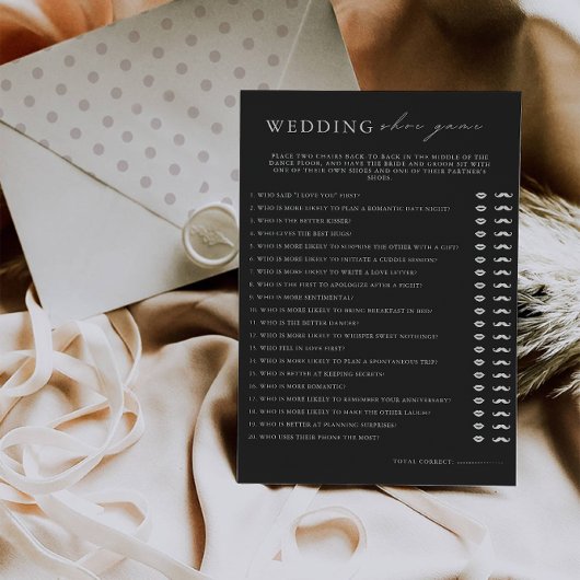 Vorlage für das Schwarze Hochzeitsschuh,