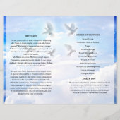 Vorlage für das Sky and Dove Funerary Program (Rückseite)