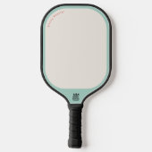 Vorlage für das Sunburst Pickleball-Paddel Pickleball Schläger (Rückseite)