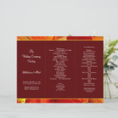 Vorlage für das Tri-Fold-Programm "Autumn Scent Bu (Stehend Vorderseite)