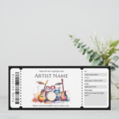 Vorlage für das überraschende Konzert (Stehend Vorderseite)