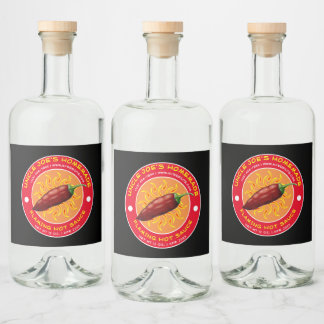 Vorlage für das Vintage, hausgemachte, brennende S Alkoholflaschenetikett