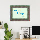 Vorlage für dekoratives Plakat (Heimbüro)