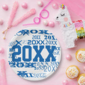 Vorlage für den Abschluss eines Großmusters Pappteller (Party)