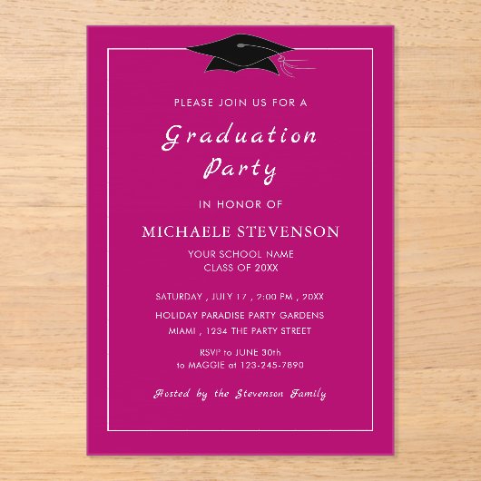 Vorlage für den Abschluss von Design-Akrylen (Vorderseite)