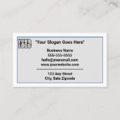 Vorlage für den aktuellen Google-Review W/QR-Code Visitenkarte (Rückseite)