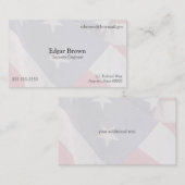 Vorlage für den amerikanischen Flaggenverbund Visitenkarte (Vorne/Hinten)