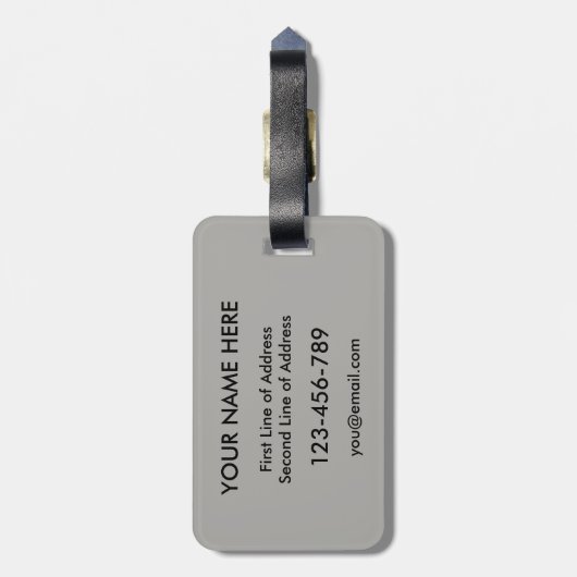 Vorlage für den amerikanischen polnischen Gepäcktr Gepäckanhänger (Rückseite vertikal)