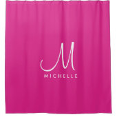 Vorlage für den Anfangsnamen eines benutzerdefinie Duschvorhang (Vorderseite)