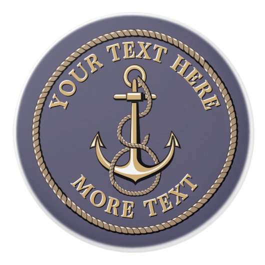 Vorlage für den Anker und die Seilbahn Keramikknauf (Vorderseite)