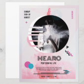 Vorlage für den Artist Event-Flyer (Vorne/Hinten)