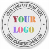 Vorlage für den Aufkleber für Firmenlogo (Vorderseite)