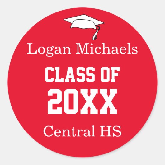 Vorlage für den Aufkleber in einem benutzerdefinie (Vorderseite)