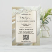 Vorlage für den Bachelorette-Wochenende-QR-Code (Stehend Vorderseite)