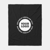 Vorlage für den bearbeitbaren Rundschreiben und Ih Fleecedecke (Vorderseite)