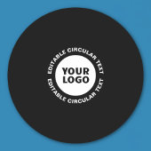 Vorlage für den bearbeitbaren Rundschreiben und Ih Runder Aufkleber