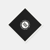 Vorlage für den bearbeitbaren Rundschreiben und Ih Serviette (Ecke)