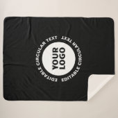 Vorlage für den bearbeitbaren Rundschreiben und Ih Sherpadecke (Vorderseite (Horizontal))