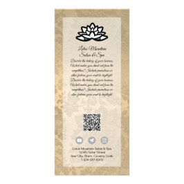 Vorlage für den benutzerdefinierbaren Ombre Salon  Werbekarte