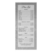 Vorlage für den benutzerdefinierbaren Ombre Salon  Werbekarte (Hinten)