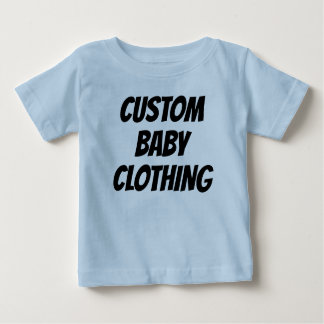 Vorlage für den benutzerdefinierten Baby-T - Shirt