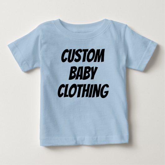 Vorlage für den benutzerdefinierten Baby-T - Shirt (Vorderseite)