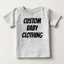 Vorlage für den benutzerdefinierten Baby-T - Shirt