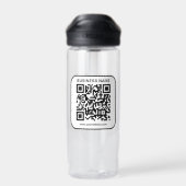 Vorlage für den benutzerdefinierten Firmennamen UR Trinkflasche (Rückseite)