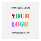 Vorlage für den benutzerdefinierten Logo-QR-Code W Würfel (Vorderseite)