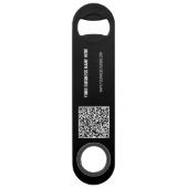 Vorlage für den benutzerdefinierten Logo-Text und Speed Flaschenöffner (Rückseite)