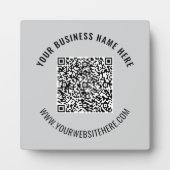 Vorlage für den benutzerdefinierten QR-Code Fotoplatte (Vorderseite)