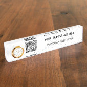Vorlage für den benutzerdefinierten QR-Code für de Namensplakette (Seite)