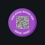Vorlage für den benutzerdefinierten QR-Code für Te Magnet<br><div class="desc">Wählen Sie Farben und Schriftart - Entwerfen Sie Ihre eigenen Personalisierten Magnete mit Ihren speziellen QR Code Scan Info und Custom Text Promotional Business oder Persönliches Funny Magnet Geschenk - Hinzufügen Sie Ihren QR-Code - Bild - Foto oder Logo / und Text - Name oder andere Info / Nachricht -...</div>