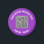 Vorlage für den benutzerdefinierten QR-Code für Te Magnet<br><div class="desc">Wählen Sie Farben und Schriftart - Entwerfen Sie Ihre eigenen Personalisierten Magnete mit Ihren speziellen QR Code Scan Info und Custom Text Promotional Business oder Persönliches Funny Magnet Geschenk - Hinzufügen Sie Ihren QR-Code - Bild - Foto oder Logo / und Text - Name oder andere Info / Nachricht -...</div>