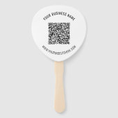 Vorlage für den benutzerdefinierten QR-Code Text W Fächer (Rückseite)