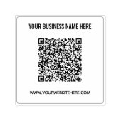Vorlage für den benutzerdefinierten QR-Code und di Permastempel (Design)