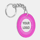 Vorlage für den benutzerdefinierten Text-Business- Schlüsselanhänger (Vorderseite links)