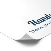 Vorlage für den besten benutzerdefinierten Handpri Poster (Ecke)