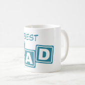 Vorlage für den besten Vater Tasse (VorderseiteRechts)