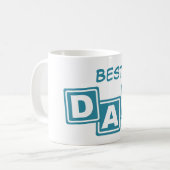 Vorlage für den besten Vater Tasse (Vorderseite Links)