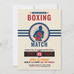 Vorlage für den Boxturnier-Flyer